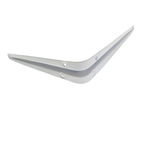 Suport pentru raft si polita, din metal, 245x200x40mm, alb [4]