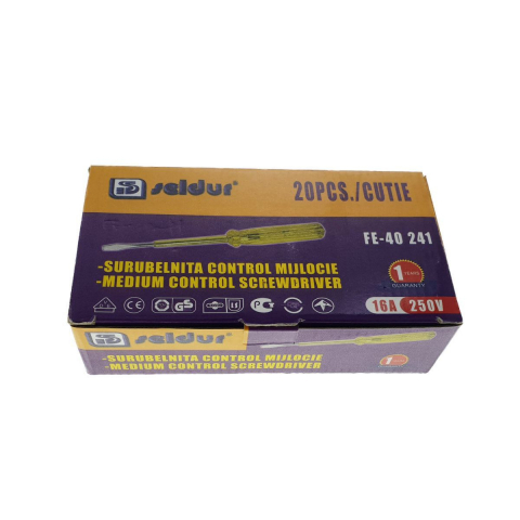 Surubelnita FE-40241,pentru electricieni, pentru control tensiune 220-250 V [8]