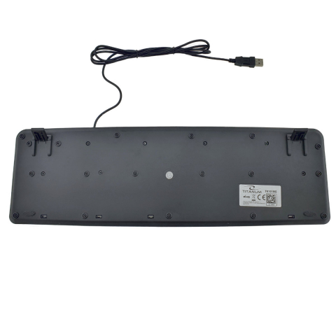 Tastatura standard, cu fir si conectare USB, Titanum BG 92686, 104 taste, Layout bulgaresc, neagra [3]