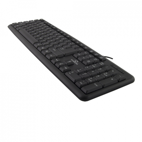 Tastatura standard, cu fir si conectare USB, Titanum TK101, 104 taste, neagra [1]