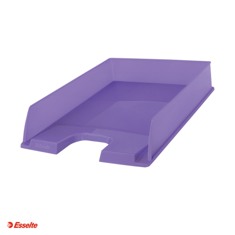 Organizatoare si suporturi de birou - Tavita documente Esselte Colour'Breeze, PS, A4, pentru arhivare, lavanda