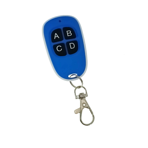 Telecomenzi Smart - Telecomanda cu autoinvatare, T-433M, frecventa radio 433Mhz, pentru porti, bariere, usi garaj cu comanda radio, albastra