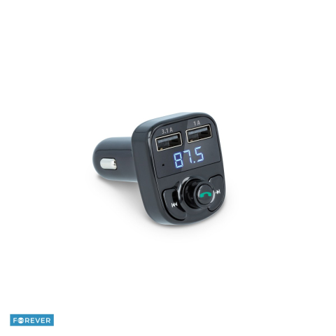 Accesorii Diverse - Transmitator FM Forever BT TR-330, USB tip A, 15 W, 3,10 A, Negru