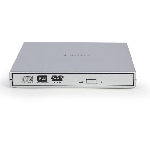 Unitate externa CD / DVD, USB 2.0, Gembird , citeste si inregistreaza, argintie [2]