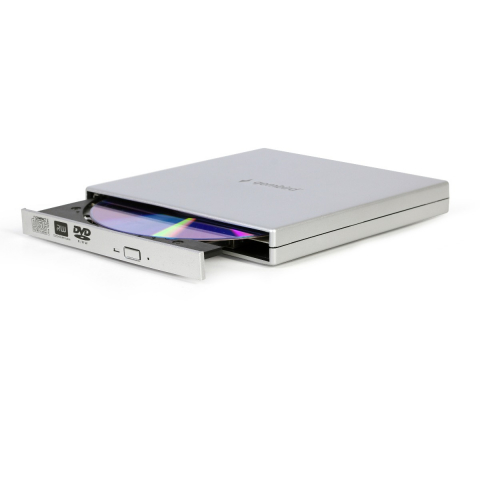 Inscriptoare CD-DVD - Unitate externa CD / DVD, USB 2.0, Gembird , citeste si inregistreaza, argintie