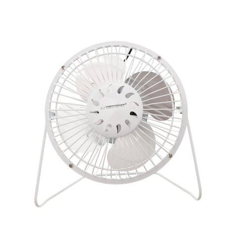 Ventilator USB YUGO EA149W, din metal, 20x17x8cm, alb [5]