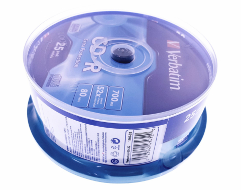 VERBATIM CD-R 700MB 52X EXTRA PROT. CAKE*25 43432 [6]