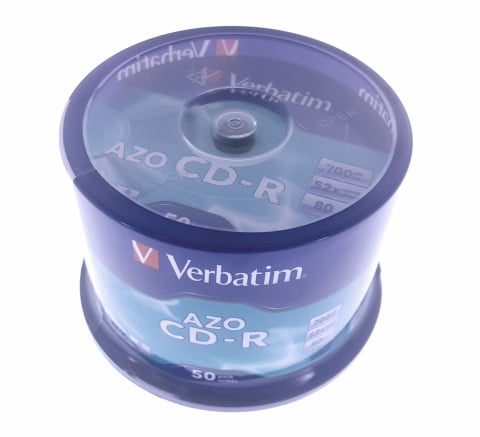 CD-R inscriptibil - Verbatim - CD-R Verbatim AZO CRYSTAL [43343] , 700Mb , 80 min , 52X , Cake Box , 50 buc / pret/set