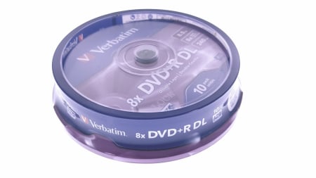 DVD+DL inscriptibil - VERBATIM DVD+R 8,5GB 8X DOUBLE LAYER CAKE*10 43666