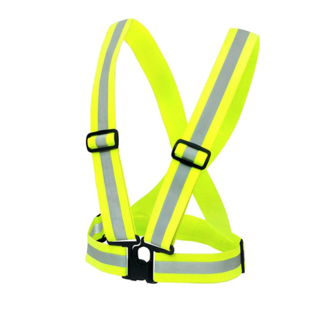 Vizibilitate - Vesta reflectorizanta cu bretele reglabile , Xtreme XL 12071, pentru vizibilitate, verde fluorescent