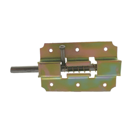 Zavor aplicat cu tija cilindrica si mecanism blocare, zincat,70x30mm [9]