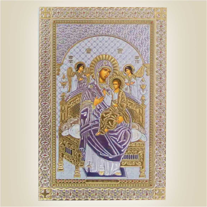Icoana Maica Domnului cu Pruncul Iisus si Ingerii (33x47 cm) [3]