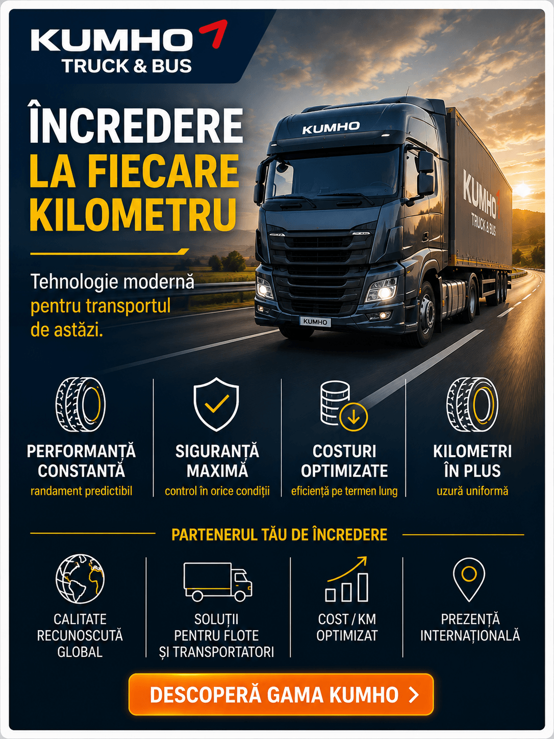 Anvelope camion Kumho