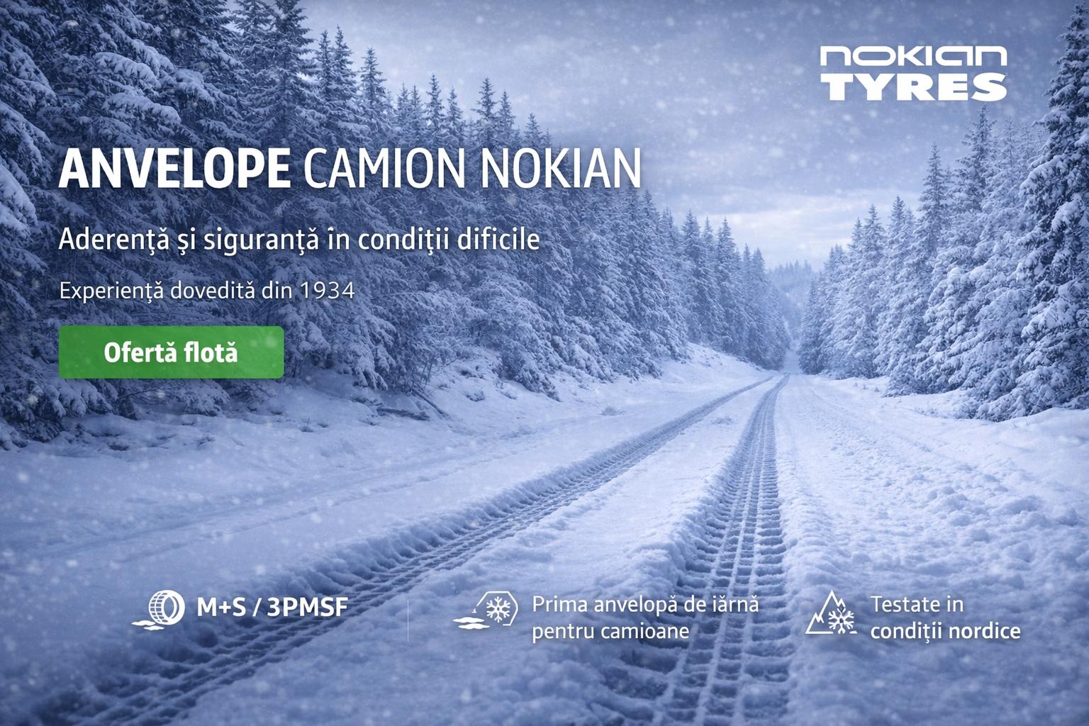 Anvelope camioane Nokian