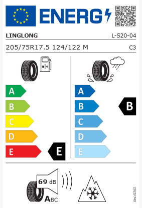 205/75R17,5 124/122M LING LONG L-S20  14PR TL M+S 3PMSF [2]