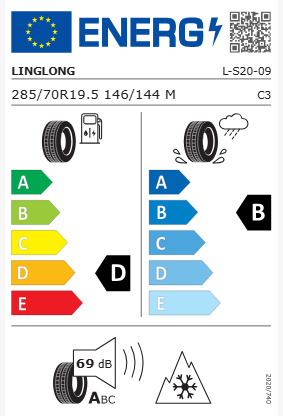 285/70R19,5 146/144M LING LONG L-S20  18PR TL M+S 3PMSF [2]
