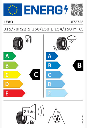 315/70R22,5 156/150M LEAO R203-D 18PR TL [2]
