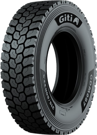 315/80R22.5 156/150K GITI GDM687 TL M+S 3PMSF 18PR [1]