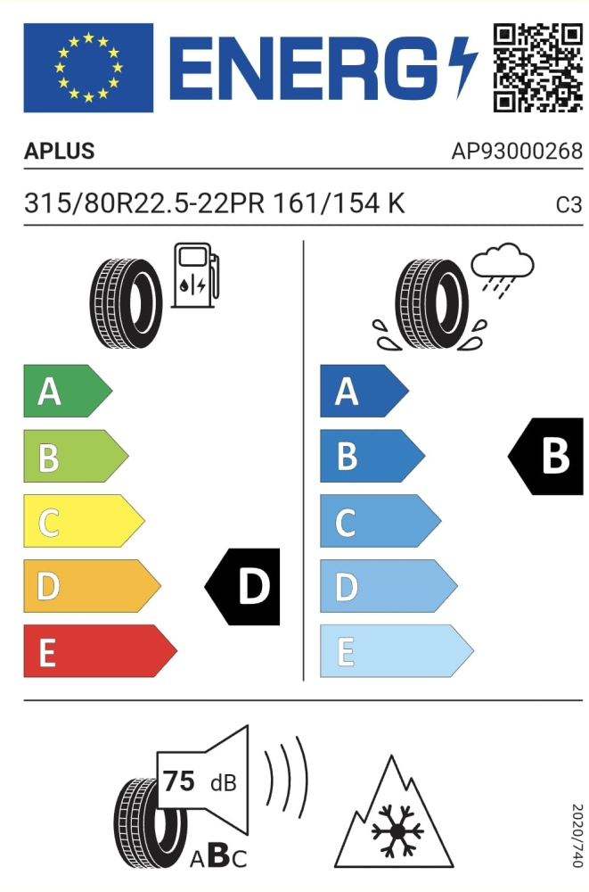 315/80R22,5 161/156K  APLUS DM311 22PR TL [2]