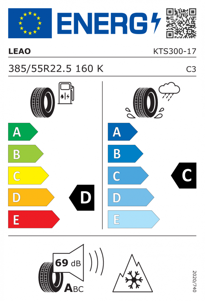 385/55R22,5 160K LEAO KTS300  20PR TL [2]