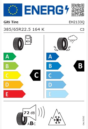 385/65R22.5 164K GITI GAM851 TL 3PMSF GITI [2]