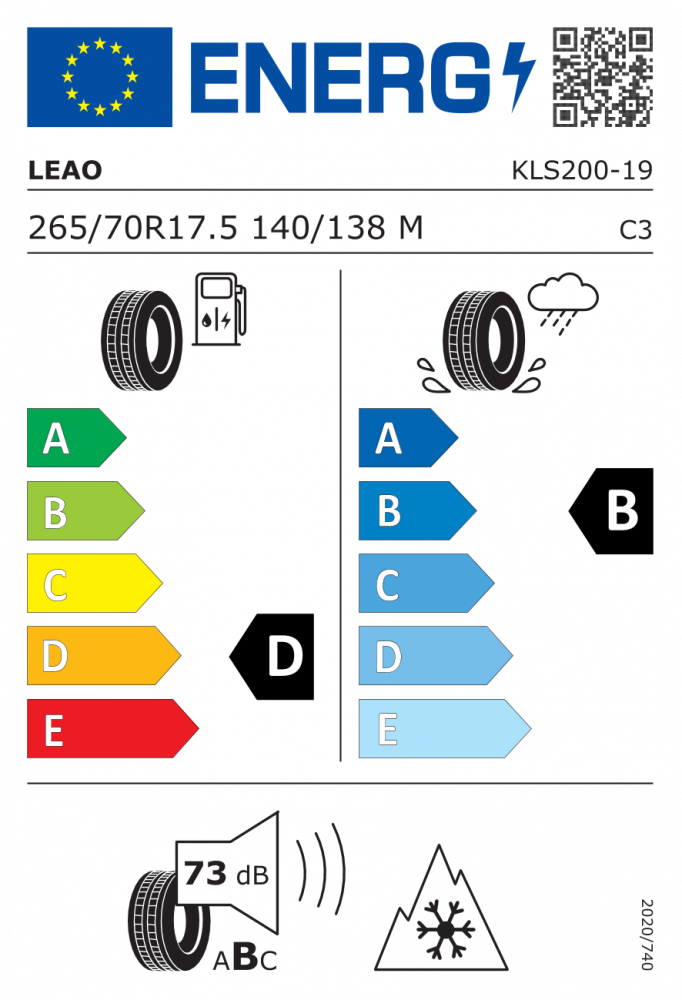 265/70R17,5 140/138M LEAO KLS200  16PR TL [2]