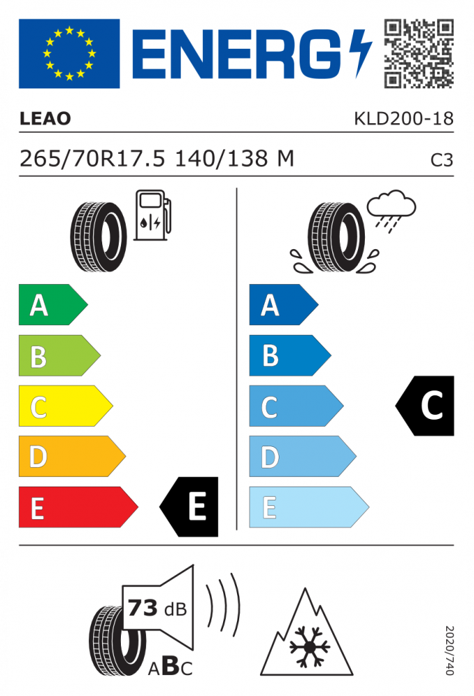 265/70R19,5 140/138M LEAO KLD200  16PR TL [2]