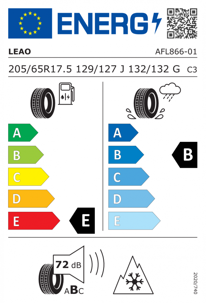 205/65R17,5 129/127J LEAO AFL866 16PR TL [2]