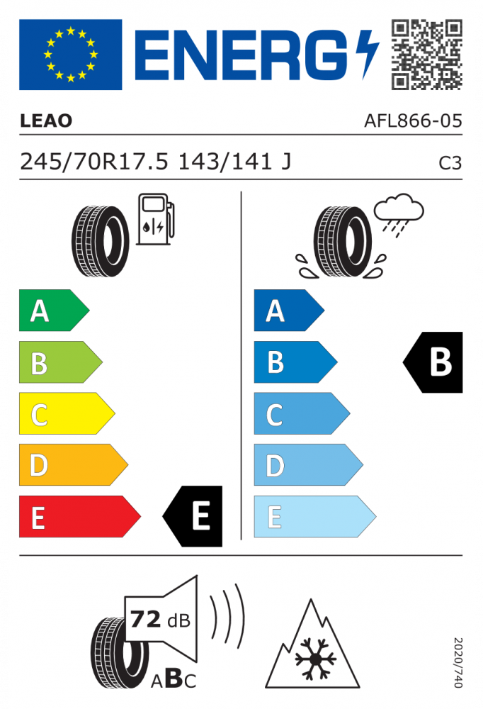 245/70R17,5 143/141J LEAO AFL866  18PR TL M+S 3PMSF [2]