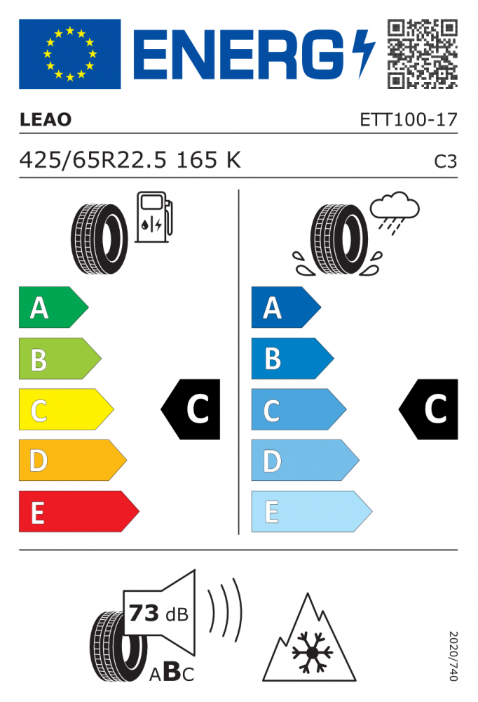 425/65R22,5 165K LEAO  ETT100  20PR TL [2]
