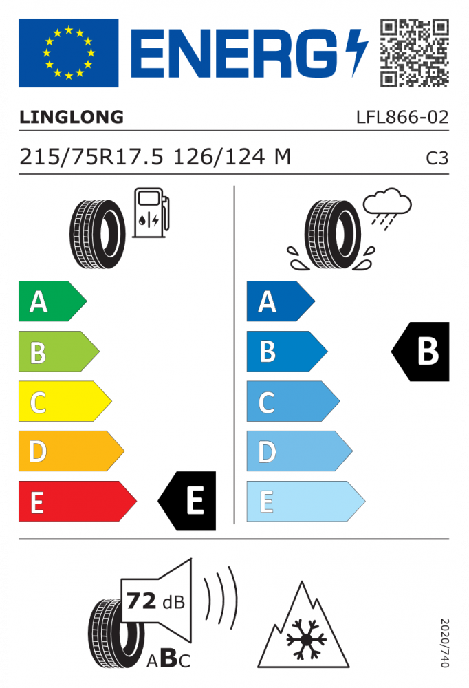 215/75R17,5 126/124M LING LONG LFL866  14PR TL M+S 3PMSF [2]