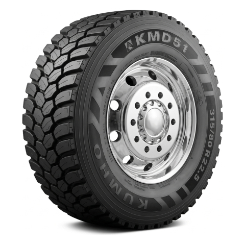 On off santier & forestier - Anvelope camion 315/80R22.5 156/150K KUMHO MD51 TL