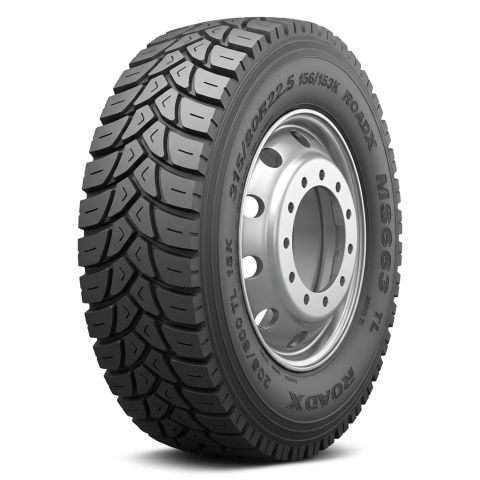 On off santier & forestier - Anvelope camion 315/80R22.5 156/153K ROADX MS663 TL