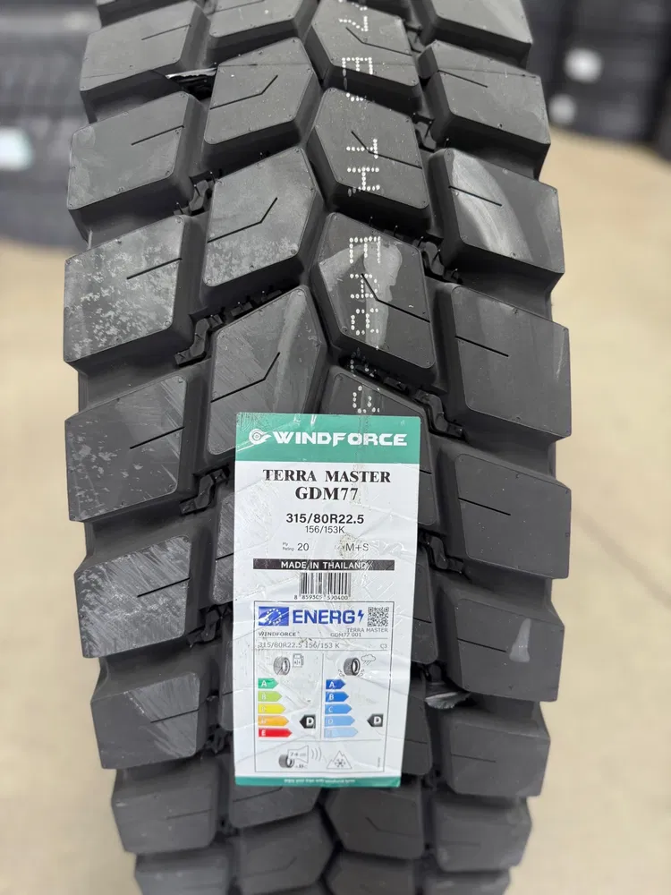 On off santier & forestier - Anvelope camion 315/80R22.5 156/153K WINDFORCE TERRA MASTER GDM77 M+S 3PMSF 20PR TL