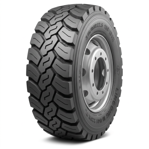 On off santier & forestier - Anvelope camion 315/80R22,5 158/150K LING LONG M-D41  22PR TL M+S 3PMSF