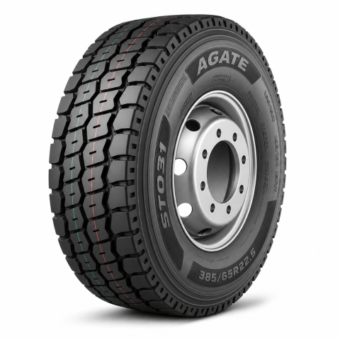 On off santier & forestier - Anvelope camion 385/65R22,5 164K AGATE ST031  24PR TL