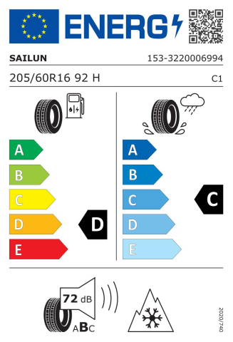 Fara Categorie - Sailun ICEBLAZER ALPINE+ 205/60R16 92H