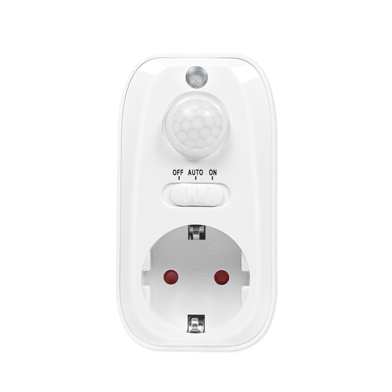 Adaptor priza LogiLink PA0248, senzor de miscare PIR detector zi/noapte, 1 priza, IP20, Alb [4]