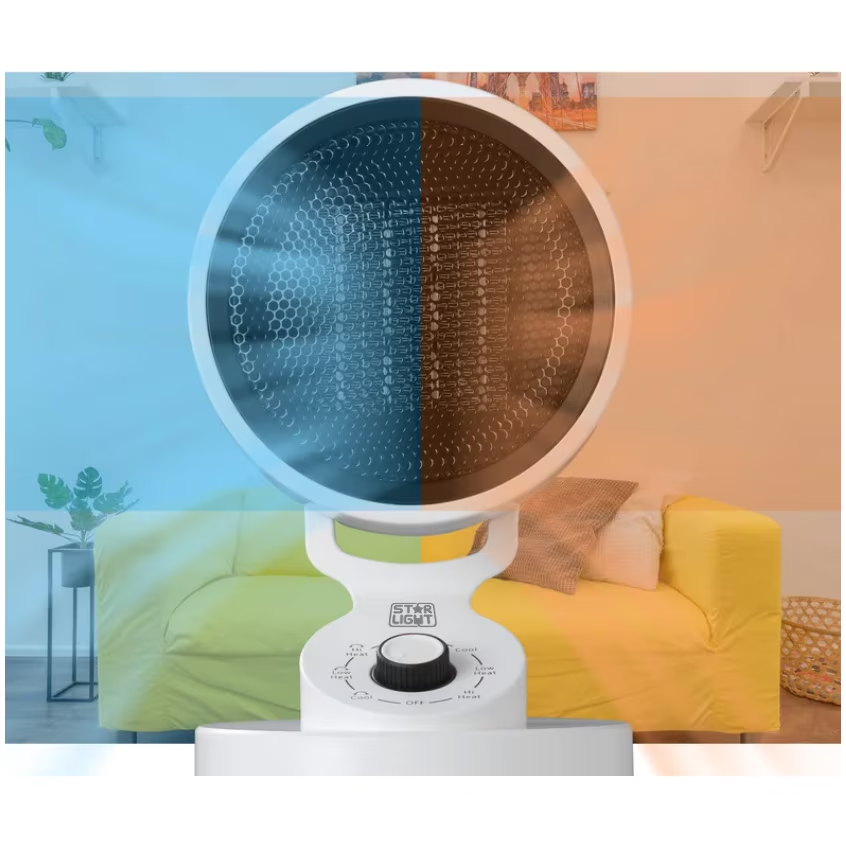 Aeroterma Star-Light PHB1500W, 1500W, Functie Oscilatie, Protectie supra-incalzire, Alb [5]
