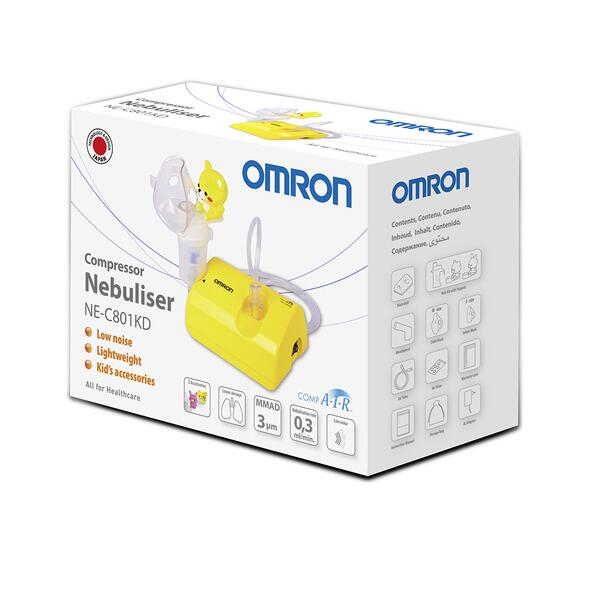 Aparat aerosoli OMRON C801 KID, cu compresor, pentru copii [3]