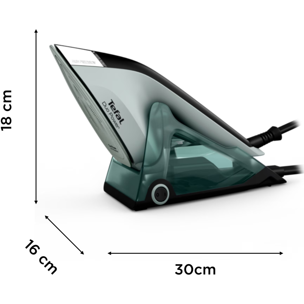 Aparat de calcat vertical cu abur 2 in 1 Tefal Duo Power JF4031E0, 1700W, jet abur 180 g/min, abur variabil 0 - 25 g/min, rezervor apa 400 ml, talpa ceramica, oprire automata, incalzire rapida in 30s, [5]
