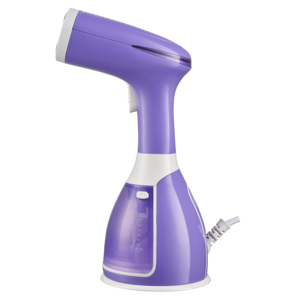 Aparat de calcat vertical cu abur Daewoo DGS1500P, 1500 W, 280 ml, abur 60 gr/min, alb/mov [2]
