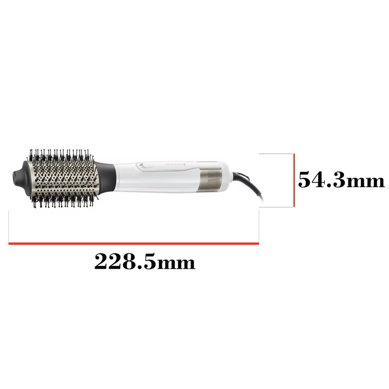 Aparat de coafat, Remington, Cu aer cald, 1200 W, 3 nivele de temperatura, 3 viteze, Alb [3]