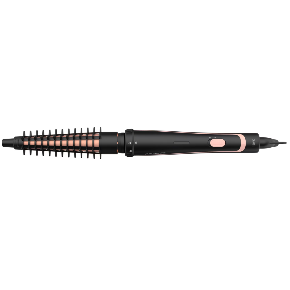 Aparat de coafat Rowenta CF4231F0, Infinite Looks 14 în 1, invelis ceramic, accesoriu conic pentru bucle, perie rotunda, negru/portocaliu [2]