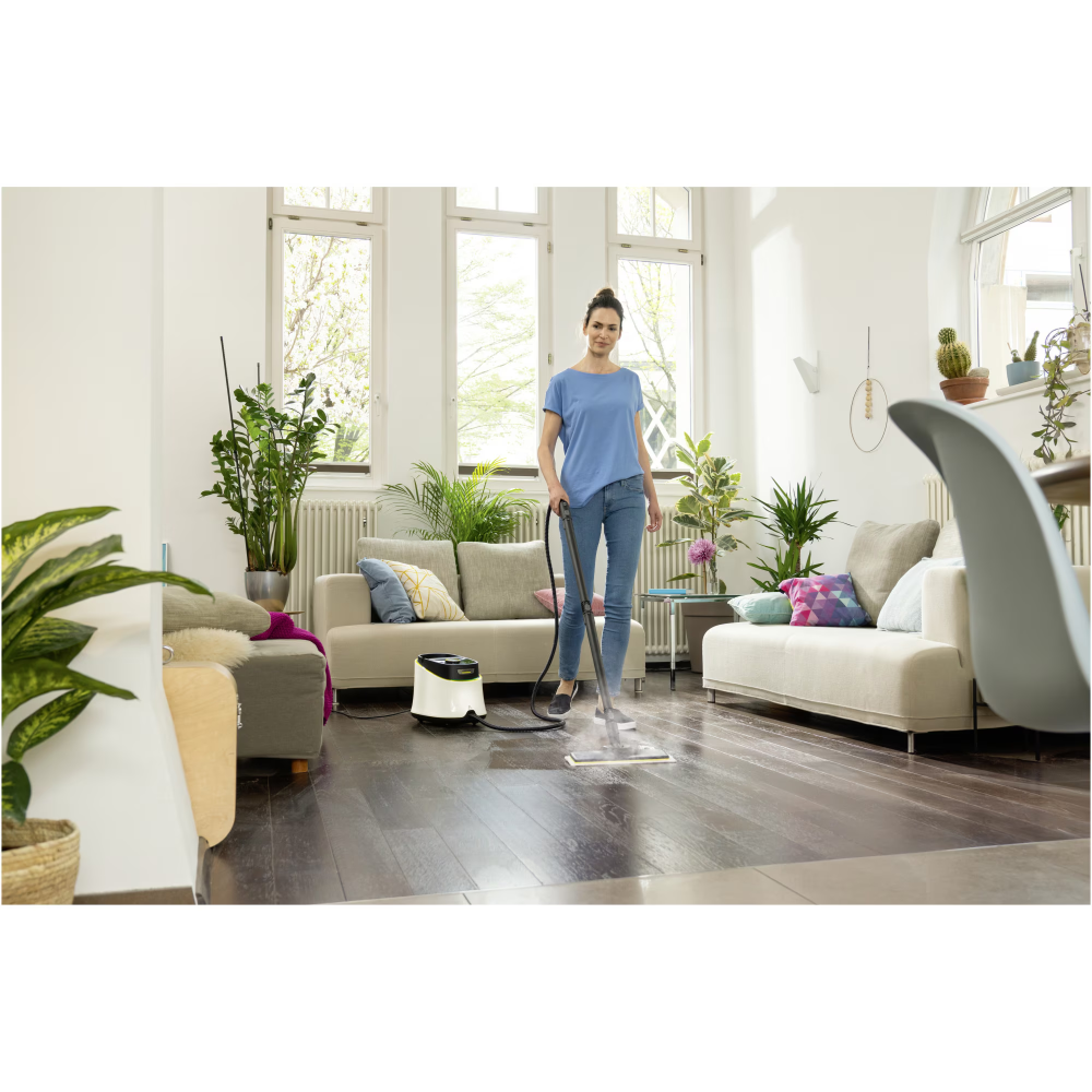 Aparat de curatat cu abur multifunctional Karcher SC 3 Deluxe, 1900 W, 3.5 bar, rezervor 1 l, kit curatare podea, accesorii curatare suprafete multiple [3]