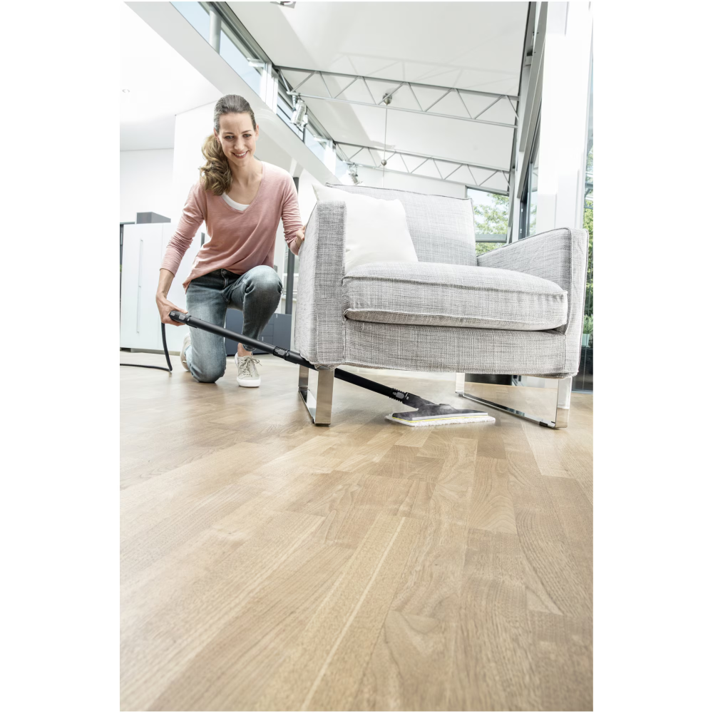 Aparat de curatat cu abur multifunctional Karcher SC 3 EasyFix, 1900 W, 3.5 bar, rezervor 1 l, kit curatare podea, accesorii curatare suprafete multiple, cartus de decalcifiere, 1.513-650.0, Alb/Negru [5]
