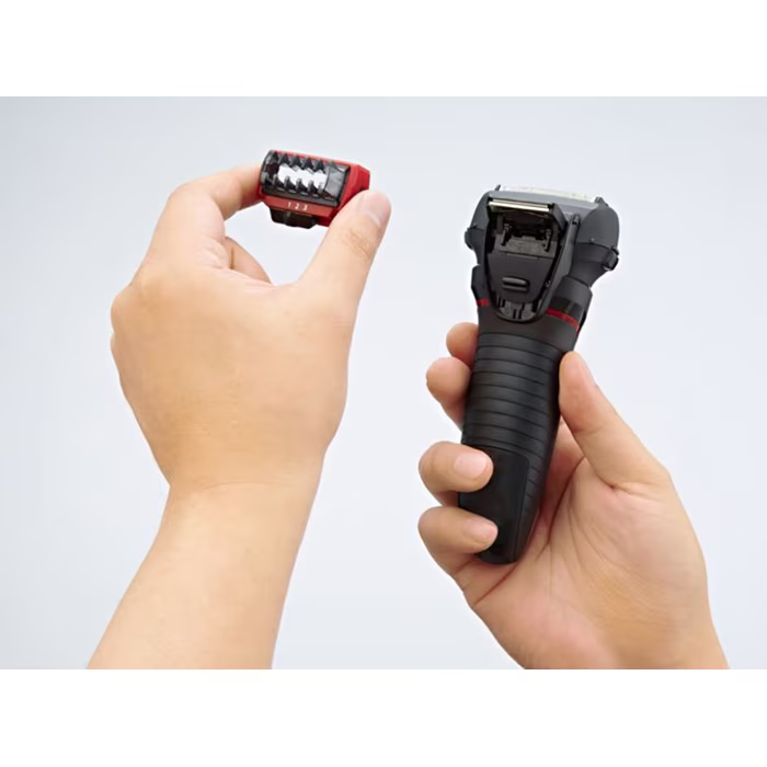 Aparat de ras Panasonic ES-LL41-S503, 3 lame, lame nano lustruite, 2 accesorii, Negru [4]