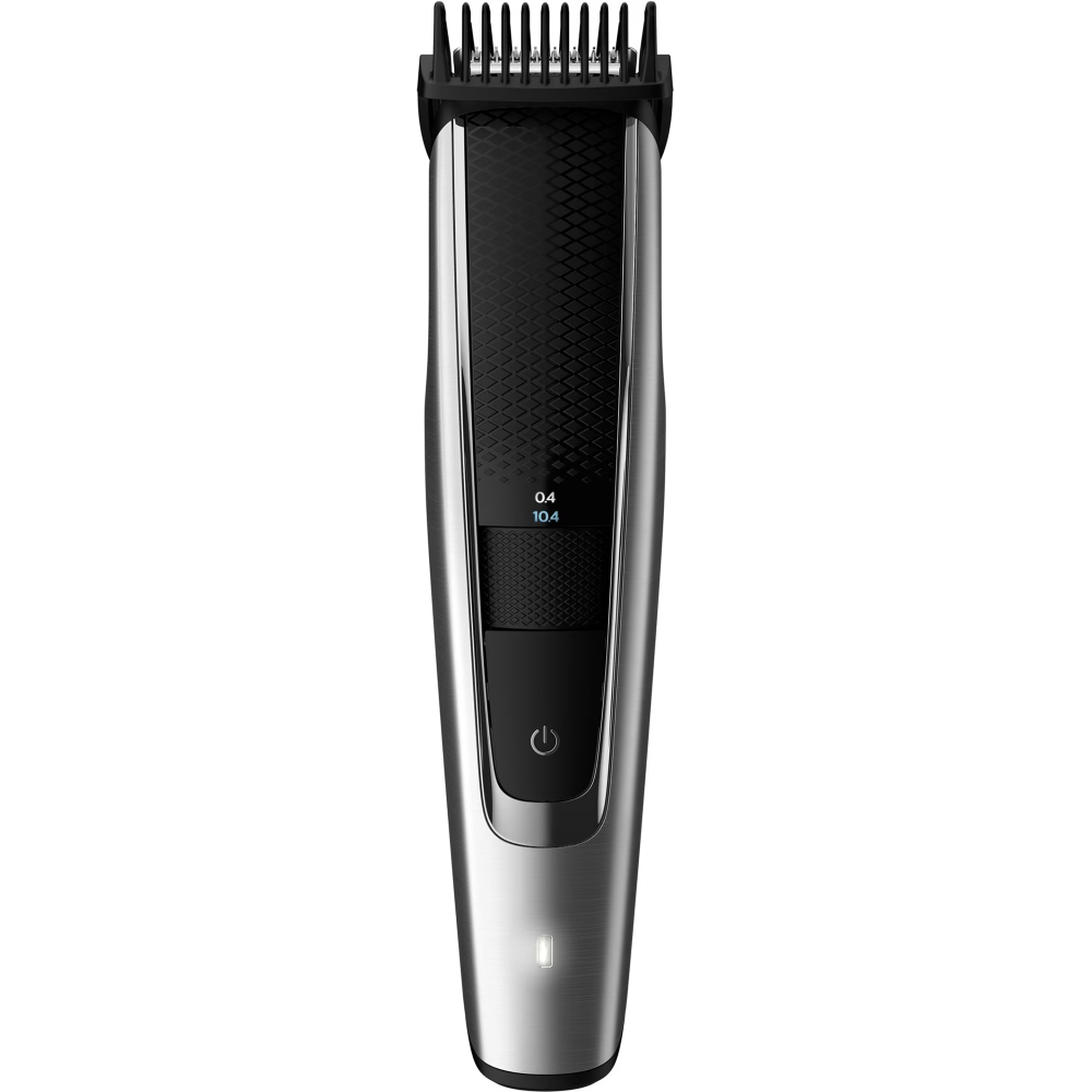 Aparat de tuns barba PHILIPS BT5522/15, Lame din otel inoxidabil 0.4-20mm, Lame metalice cu auto-ascutire, Utilizare fara fir 120 min/incarcare 1 h, Pieptene Lift & Trim, 2 piepteni reglabili, Indicat [2]