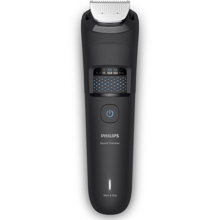 Aparat de tuns barba PHILIPS BT5775/15 cu lame integral metalice cu autoascutire, 40 de setari lungime (0,5-20 mm), autonomie 100 min, colector de par, trimmer pentru detalii, trimmer extra-lat, 2 pie [3]