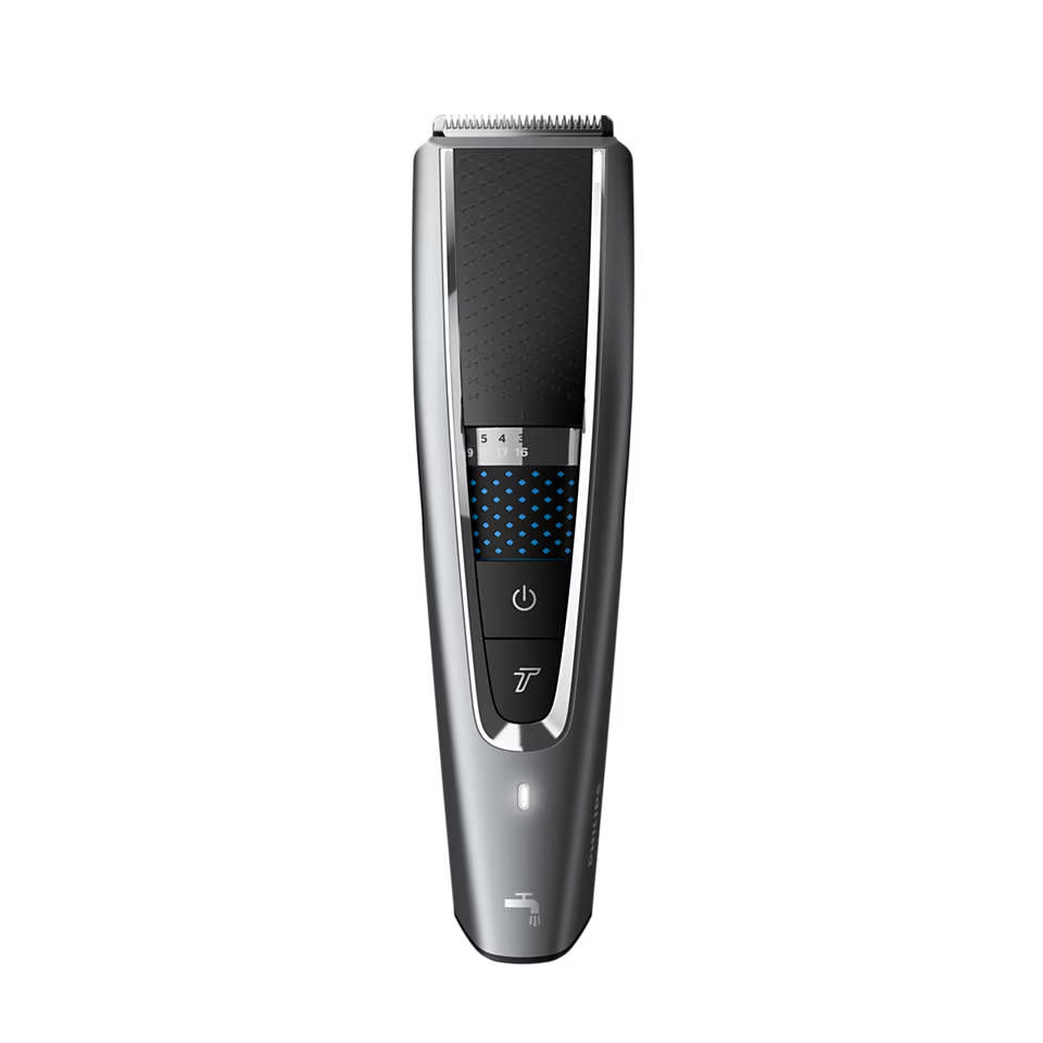 Aparat de tuns barba, PHILIPS HC5650/15, 3 pieptene, Gri [3]